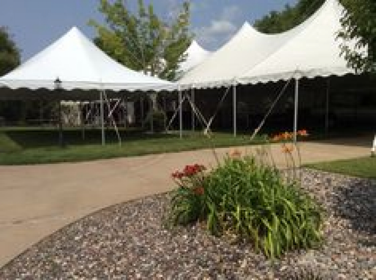 20 x 20 Party Tent Package w/Tables and Chairs
